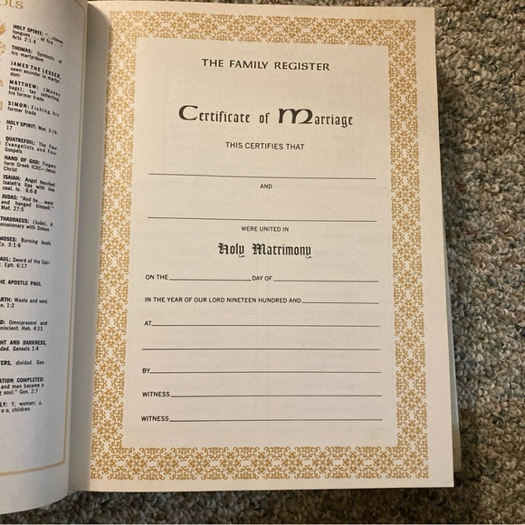 Vintage 1978 Regency Holy Bible Red Letter King James Version Illustrated - Picture 9 of 13